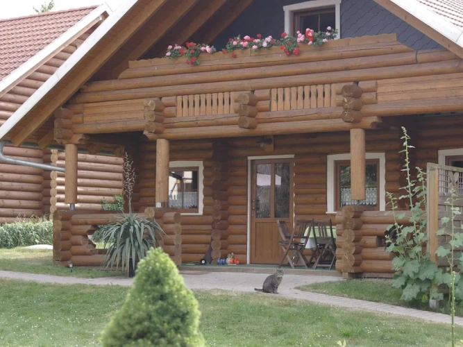 Cottage with balcony