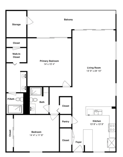 2 Bedrooms Standard room