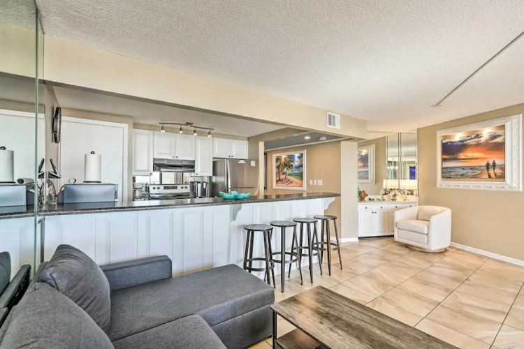 Chic PCB Condo w/ Pool Access + Beachfront Balcony