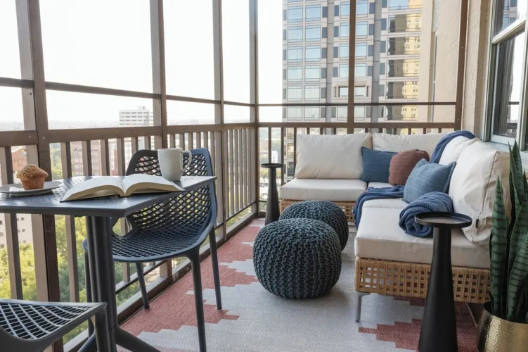 Downtown ATL Condo Balcony