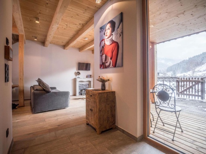 2 Bedrooms Chalet with balcony and with view