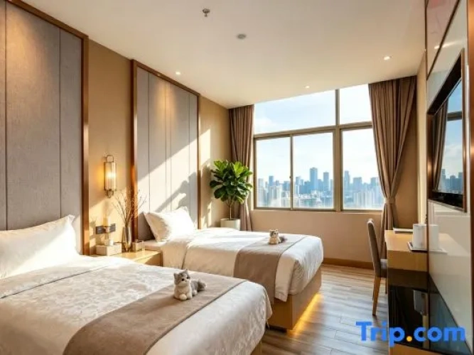 Standard Twin room with garden view