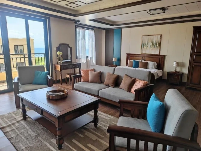 Premier Double Suite with balcony and with partial sea view