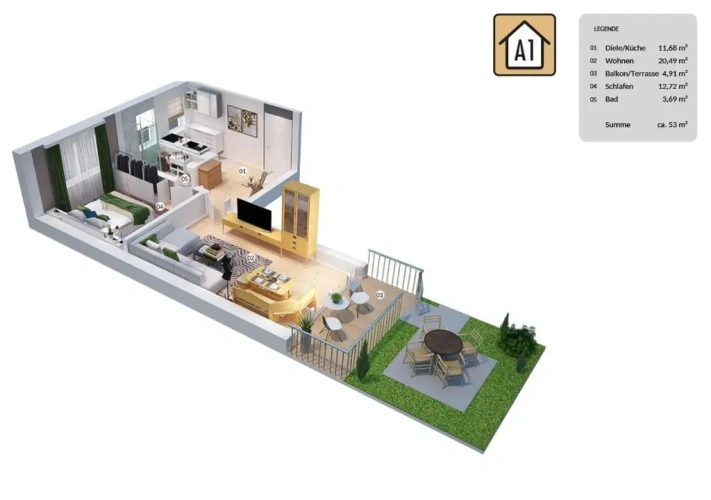 2 Bedrooms Premium Apartment