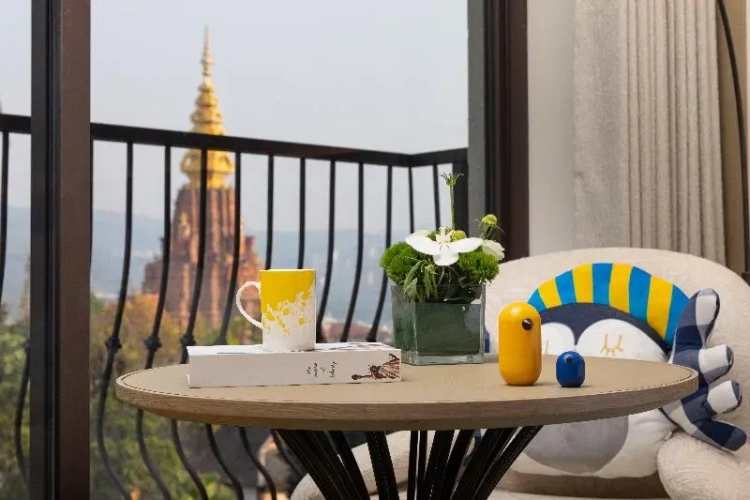 Standard Double room with balcony and with view