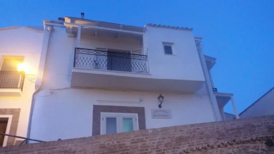 Cottage with balcony and with view