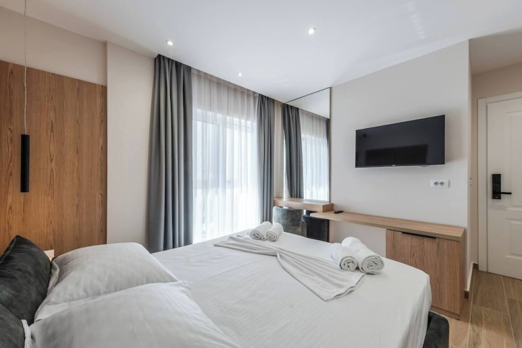Standard Quadruple room with balcony and with sea view