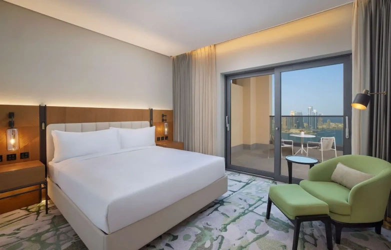 Premium Double room with balcony and waterfront