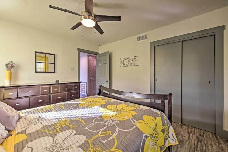 Remodeled Retro Home w/ Deck, Walk to Main Street!