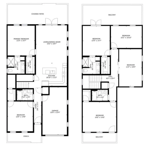 6 Bedrooms Cottage with balcony