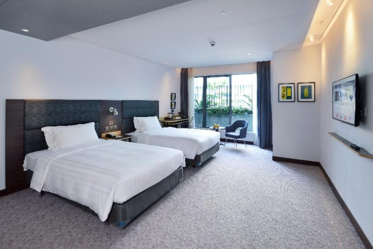 Standard Double room with balcony and with garden view