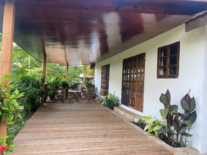 Outside