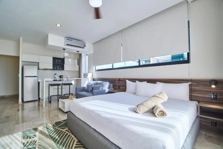 Luxury Studio Ideal for your Tulum Workaction, 500MB Internet FAST SPEED