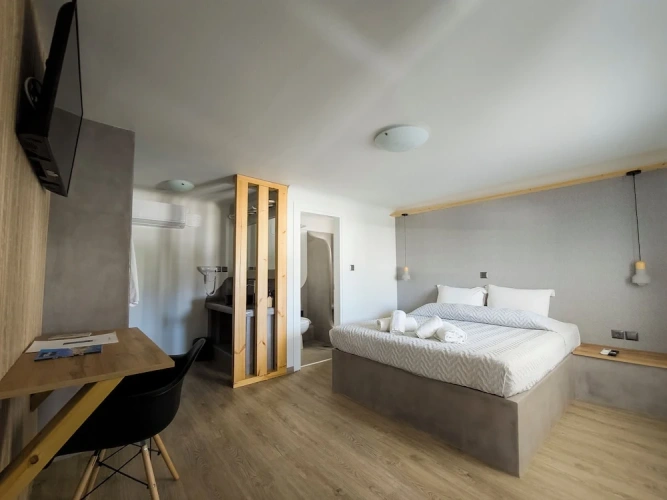 Standard Double room with partial sea view
