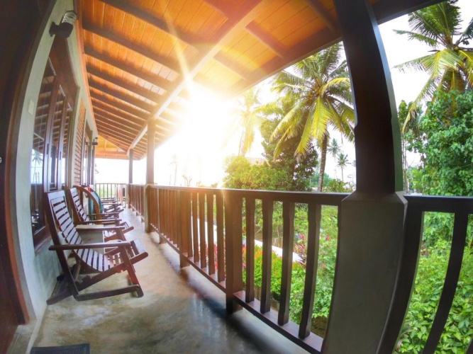 Standard Double Basement room with balcony and with view