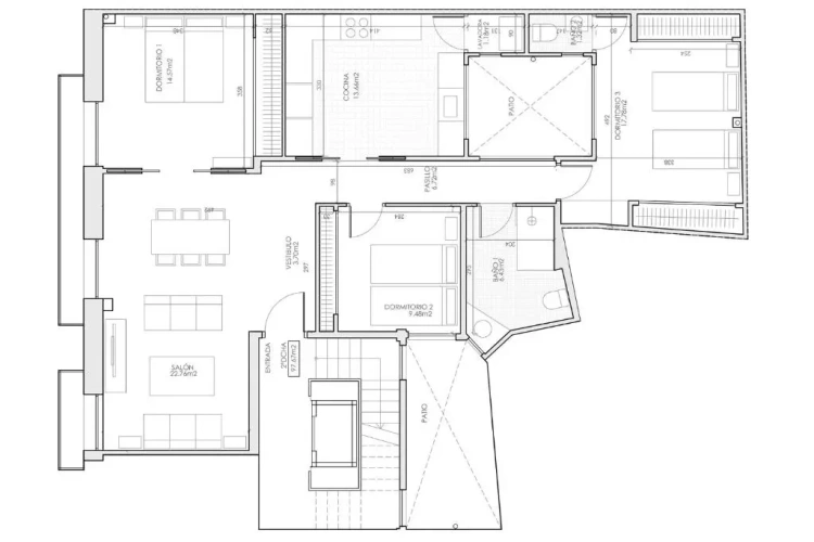 3 Bedrooms Apartment