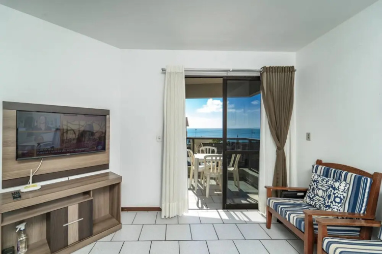 173 Apartamento 2 quartos vista mar