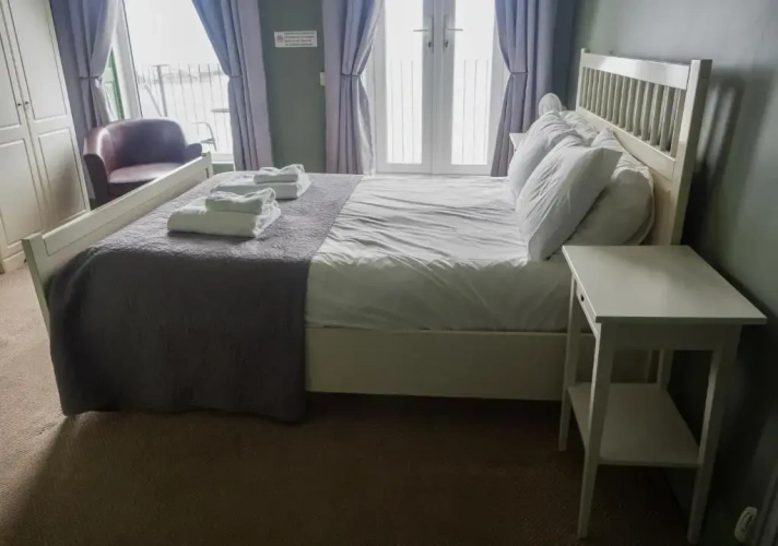Deluxe Double room with balcony and with sea view
