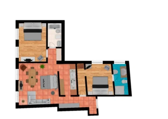 2 Bedrooms Apartment