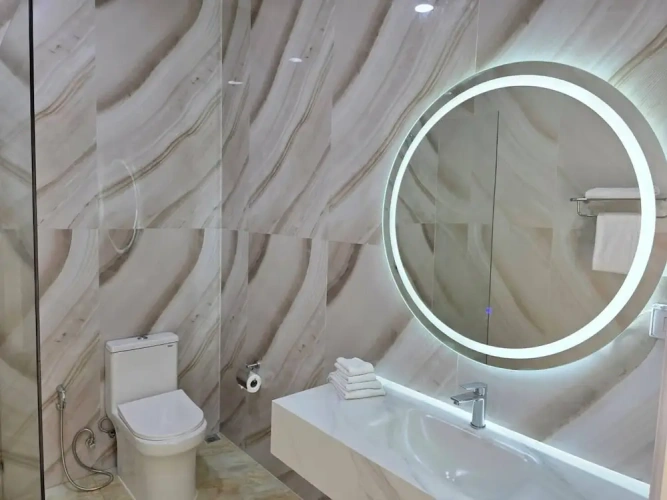 Deluxe Double room with balcony and with garden view