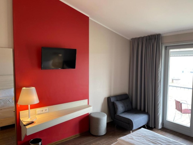 Standard Double room with balcony and with view