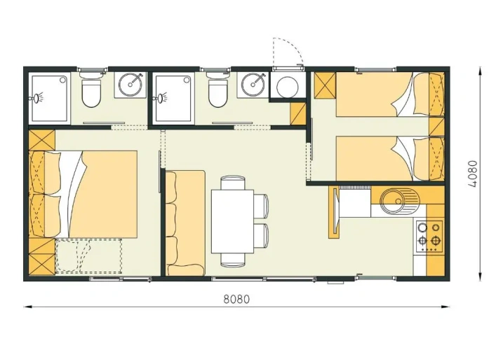 2 Bedrooms Premium room