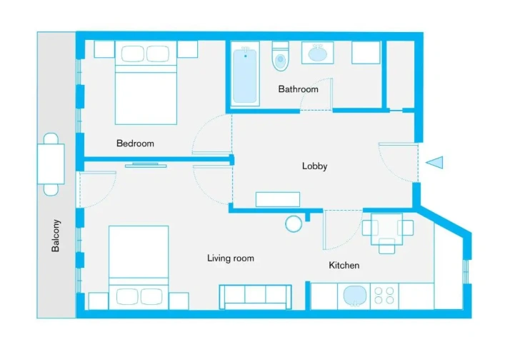 1 Bedroom Apartment