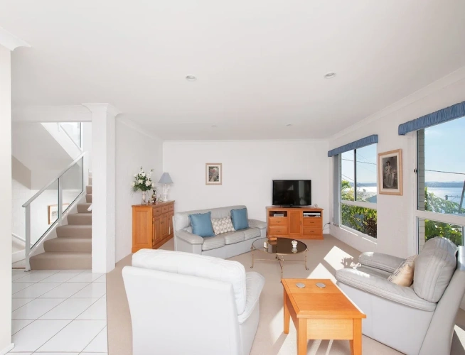 3 Bedrooms Standard Family Duplex room with balcony and with sea view