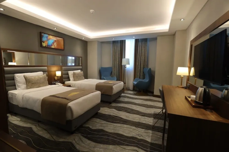 Standard Twin room with city view