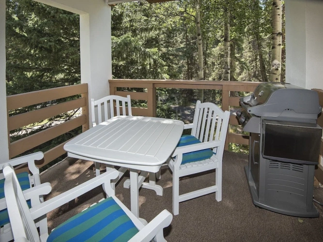 Cottage with balcony