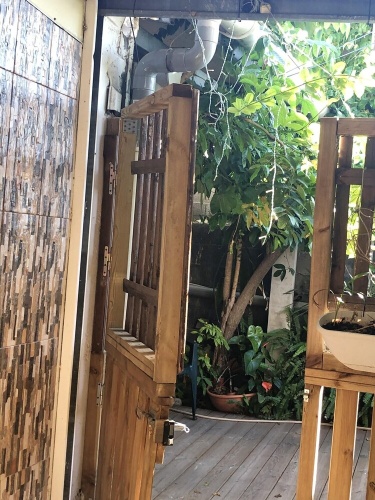 Outside