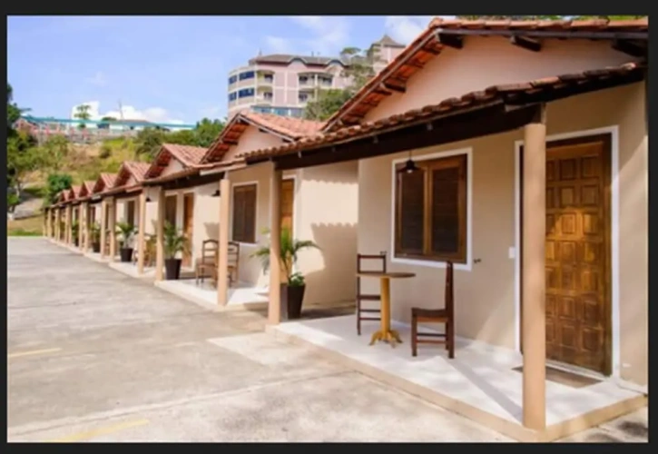 Chalet with balcony