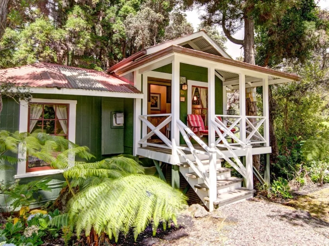 Cottage with balcony