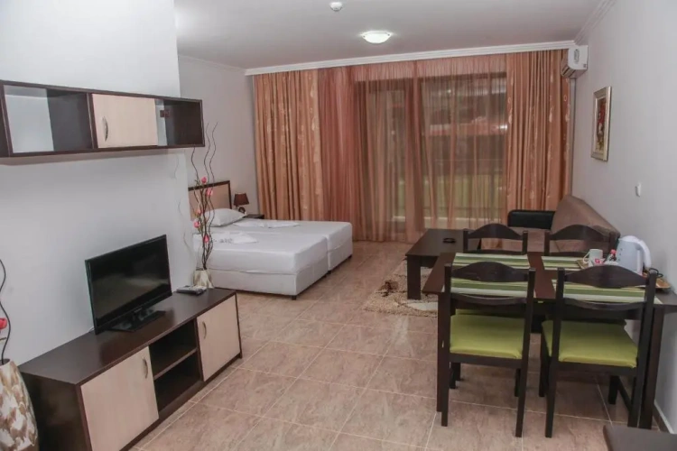 Studio with balcony