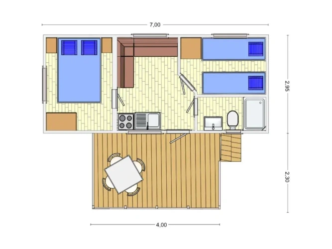 2 Bedrooms Bungalow