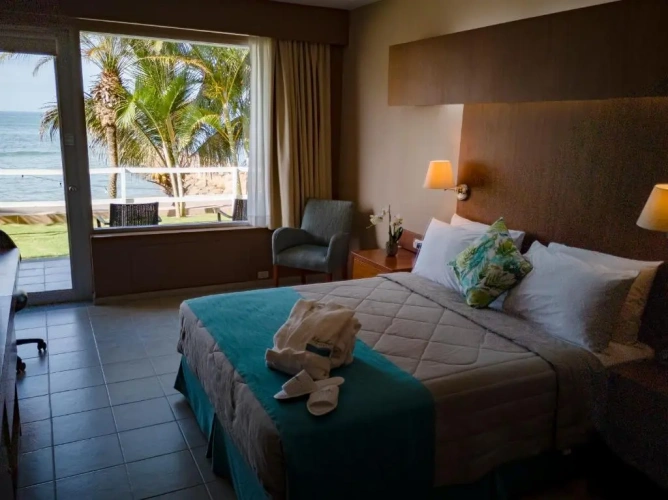 Deluxe Double room with balcony and with sea view