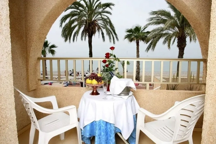 Standard Twin room with balcony and with sea view