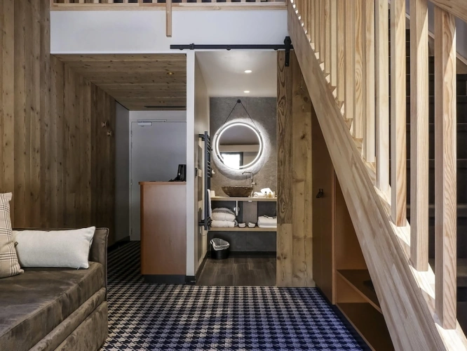 Standard Double Duplex room with balcony and with city view