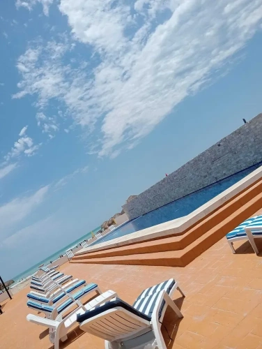 Quadruple Family Studio with balcony and with sea view