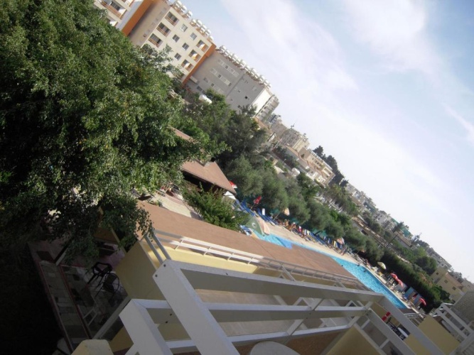 Studio with balcony and with view