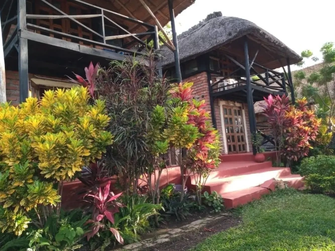 Cottage with balcony