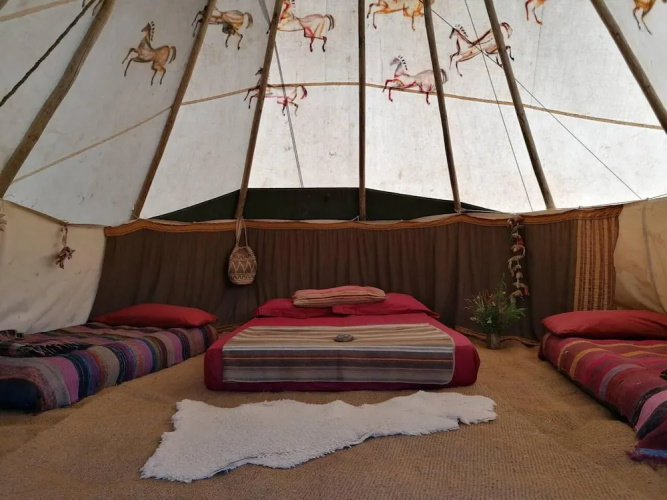 Eco Project Tipi at Permaculture Land