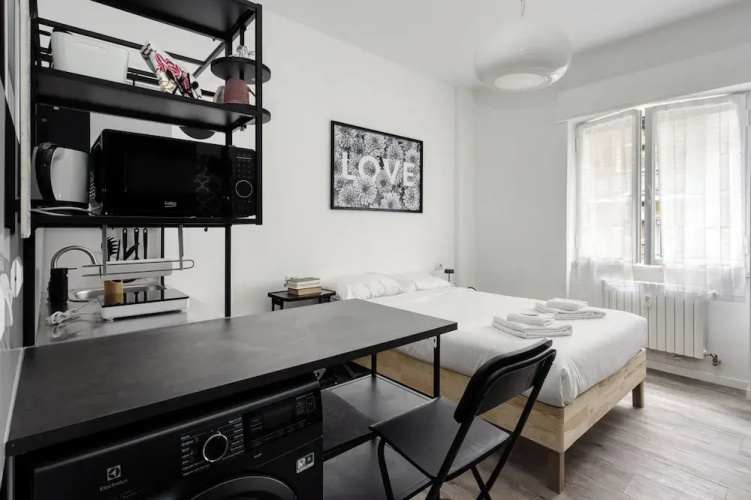 Stylish Studios near Subway