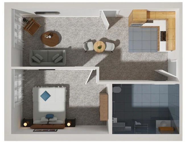1 Bedroom Apartment