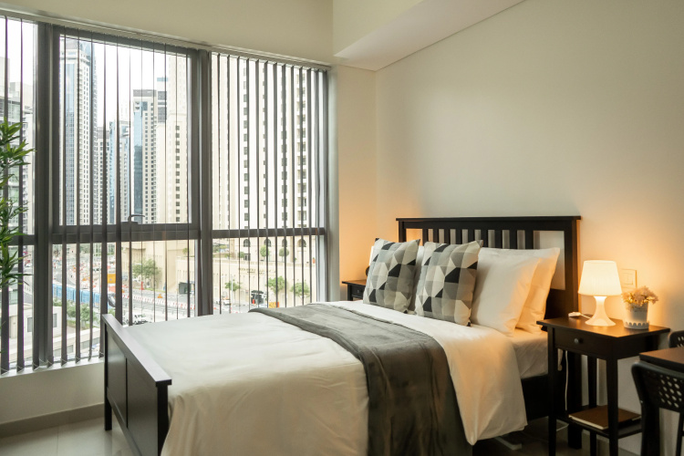 Comfortable studio with great view in Bay Central!
