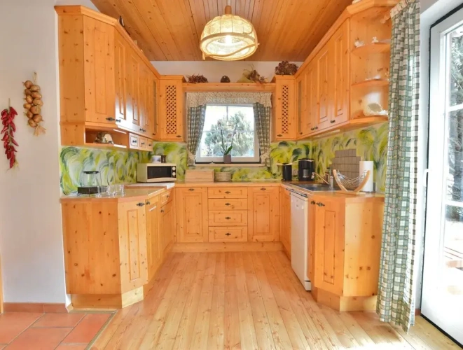 Chalet with balcony