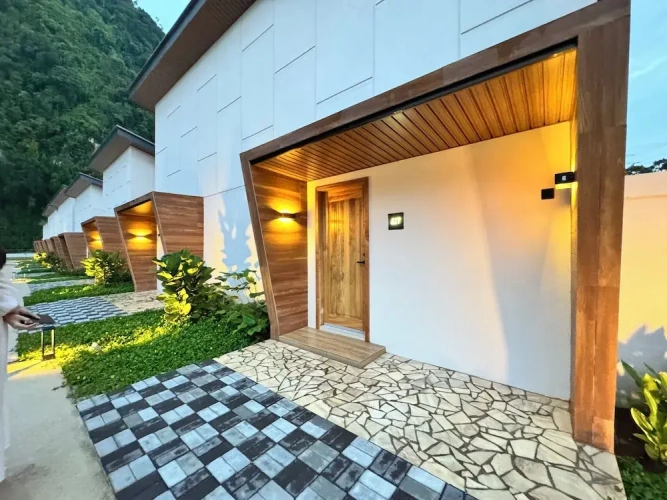 Deluxe Double Chalet with garden view