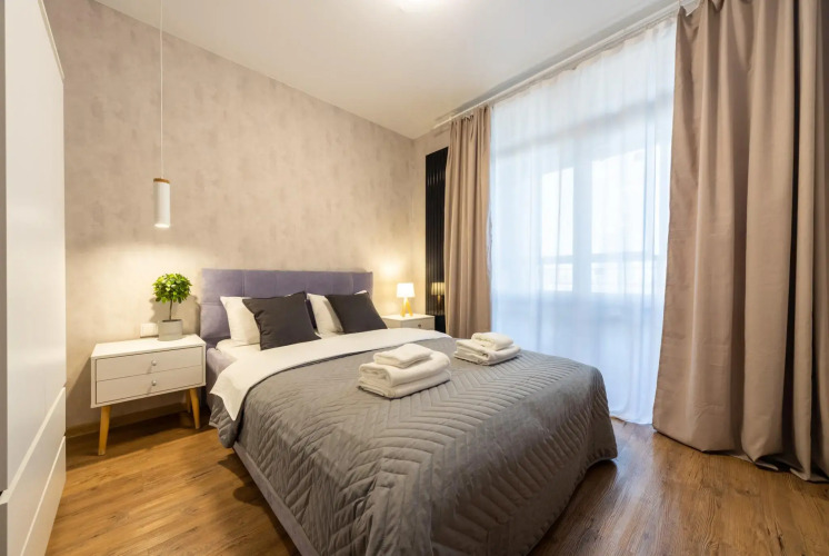 Фотография номера квартиры Апартаменты Чистый Взгляд на Алексеева 34 в шаге от ТРЦ Планета