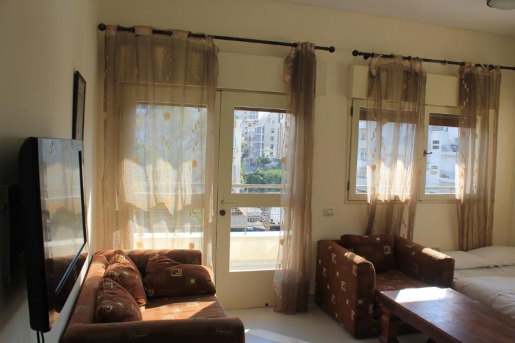 Studio with balcony and with view