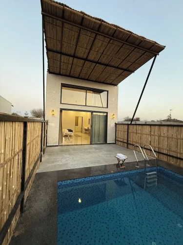 Luxury Double room with balcony and with land view